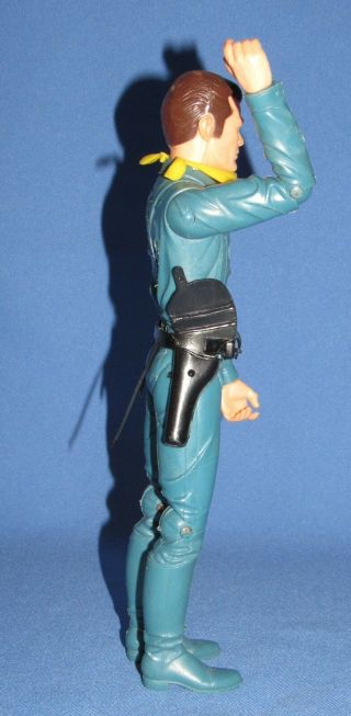 1960 ' s MARX JOHNNY WEST FIGURE WITH STORM CLOUD PINTO HORSE 5