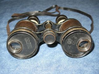 Unique Field Desmontable Design Very Rare French Ww1 Military Binoculars