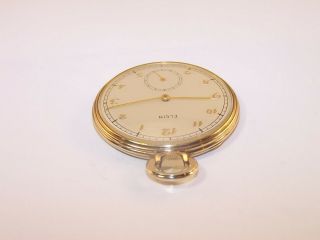 1943 Elgin 10s 15 Jewel 546 10K Gold Filled Pocket Watch 5