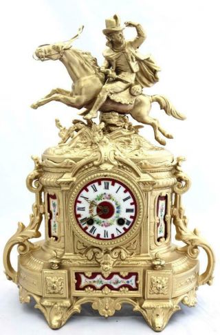 Antique Mantle Clock French 1880 