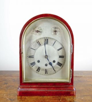 Antique Mantel Clock By Gustav Becker Germany Westminster Chiming 8 Day 1920s