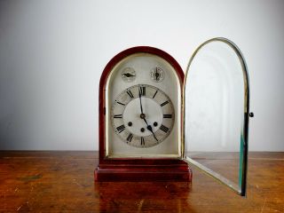 Antique Mantel Clock by Gustav Becker Germany Westminster Chiming 8 Day 1920s 2
