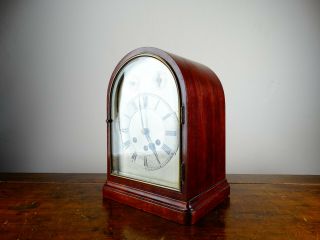 Antique Mantel Clock by Gustav Becker Germany Westminster Chiming 8 Day 1920s 4