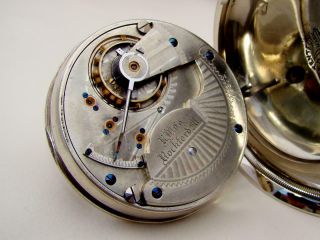 Antique 1887 ROCKFORD 15 JEWELS Pocket Watch in LIFT OUT CASE - 18s - RUNS 6