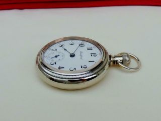 Antique 1887 ROCKFORD 15 JEWELS Pocket Watch in LIFT OUT CASE - 18s - RUNS 9