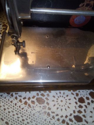 RARE ANTIQUE SALTER ' S IDEAL 1ST MODEL - MODEL A SMALL HAND CRANK SEWING MACHINE 4