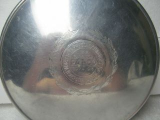 1915 Palco Canteen Stopper Cap by A.  Schrader ' s Son Worcester Pressed Aluminum 3