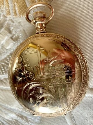 Illinois (wilson Bros) Private Label.  King Of The Road Pocket Watch Grade 65 A,
