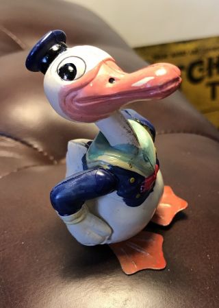 Early Disney Donald Duck Celluloid Wind Up Toy,  Bonus