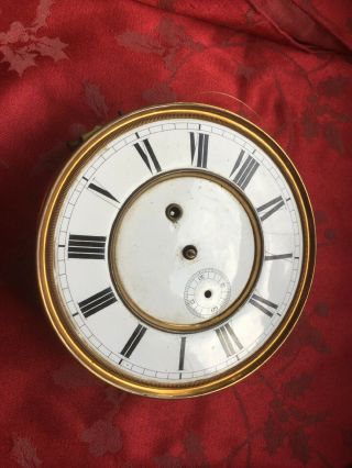 Fine Single Weight Vienna Regulator Movement Complete For Spares Repair Dial