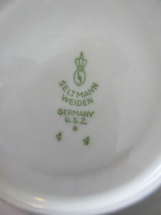 Antique German Bavarian Porcelain Coffee/ Tea Set.  Mid 1940s. 5