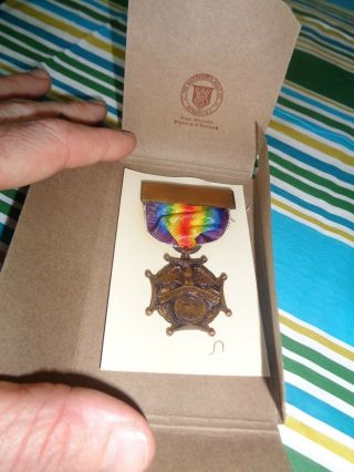 Ww1 Us Melrose Park Il Service Victory Medal 1917 1918