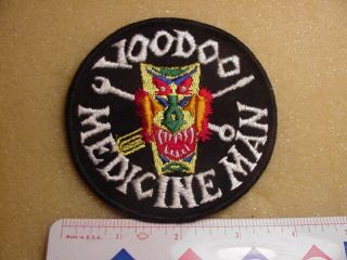 Vtg.  Usaf Air Force Voodoo Medicine Man Squadron Patch