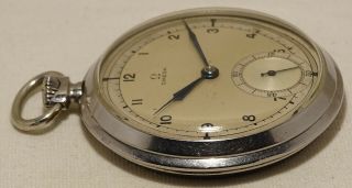 V.  Rare Vintage Omega Art Deco cal.  38,  5L - T1 pocket watch sector dial 5