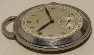V.  Rare Vintage Omega Diplomat Art Deco cal.  37,  6S pocket desk watch dial 6
