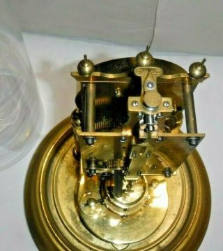 Antique Gustav Becker 400 - Day Disc Pendulum Anniversary Clock Germany 8