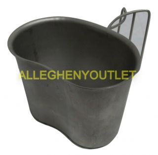 Us Military Stainless Butterfly Wire Handle Canteen Cup Vgc