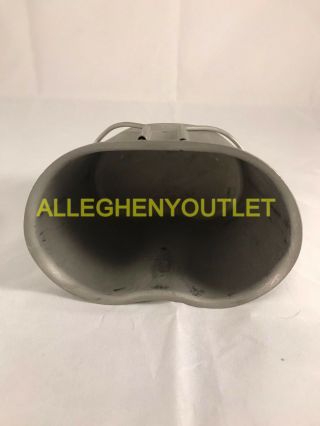 US MILITARY STAINLESS BUTTERFLY WIRE HANDLE CANTEEN CUP VGC 5