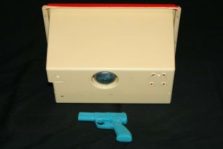 VTG 1973 MARX MAGIC SHOT SHOOTING GALLERY ARCADE GAME W/ BOX & GUN ORIG OWNER 4