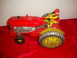 Vintage Marx Tin Farm Tractor