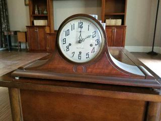 Antique Haven 8 Day Mantel Clock - Westminster Chime - With Key & Pendulum
