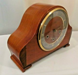Vintage Smiths Enfield Mantle Clock with Westminster chimes.  serviced. 2