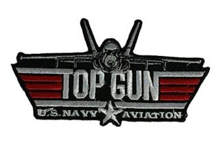 Usn Navy Aviation Top Gun Patch Pilot Fixed Wing Aircraft Jet