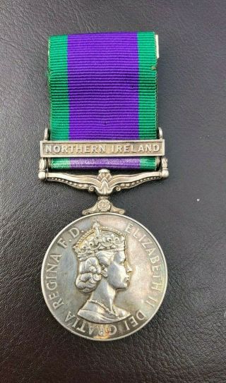 General Service Medal 1962 - 2007 - Northern Ireland Bar - Villiers Light Infantry