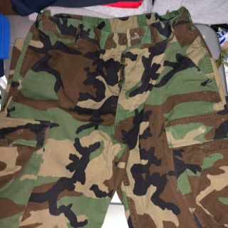 Us Army Woodland Camo Bdu Combat Pants Medium Regular