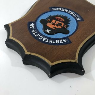 Vintage 428th TAC FTR SQ Tactical Fighter Squadron Military Plaque Award 4