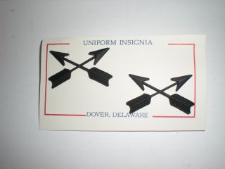 Us Army Officer Subdued Metal Special Forces Collar Insignia - 1 Pair