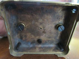 ANTIQUE FRENCH CARRIAGE CLOCK REPEATER - BREVETEE; STAMPED R.  G.  ;FUNCITIONS WELL 8