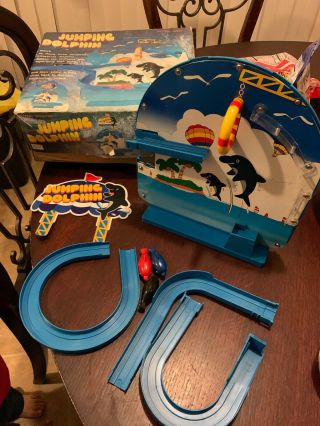 Vintage Dah Yang Jumping Flipper Action Toy 1995 Battery Operated Dolphins Read