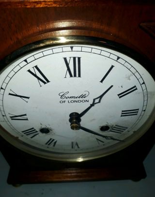 COMITTI of LONDON (Franz Hermle) Vintage mantle clock chimes. 2
