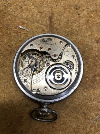 Illinois Watch Co Pocketwatch Vintage Automatic