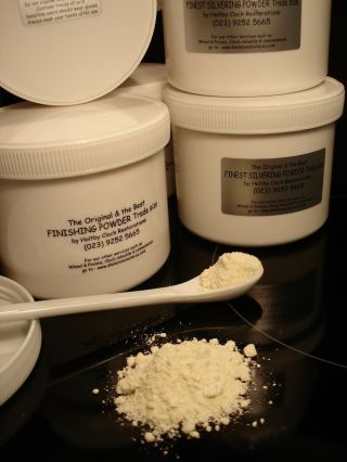 Professional Silvering Powder (trade Large 500g),  Plus 500g Finishing Powder,