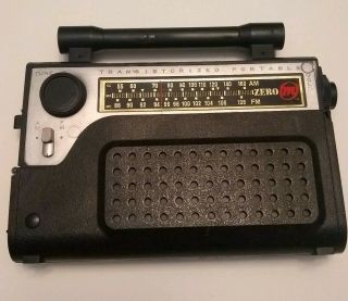 Vintage 1964 Mattel Agent Zero M Spy Radio Rifle Transistorized Radio Cap