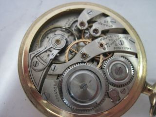 Burlington Watch Co.  21 Jewels Pocket Watch 6