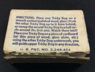 VINTAGE SMOKING PET TRICKY NAUGHTY DOG GAG MAGIC TRICK NOVELTY TOY K - 9 FUNNY PUP 5