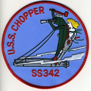 Uss Chopper Ss 342 - Bc Patch Cat No C5457