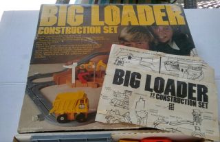 Vintage 1977 TOMY Big Loader Construction Set 5001 COMPLETE 4