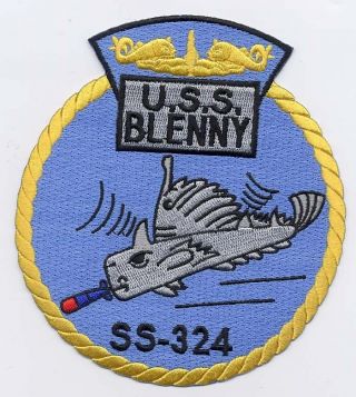 Uss Blenny Ss 324 Bc Patch Cat No C5950
