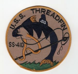 Uss Threadfin Ss 410 Bc Patch Cat No C7077