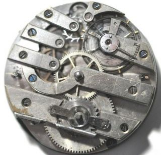 Vintage Key Wind Pocket Watch Movement P279