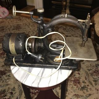 Antique Willcox & Gibbs Electric Sewing Machine,
