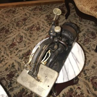 Antique WILLCOX & GIBBS Electric Sewing Machine, 4