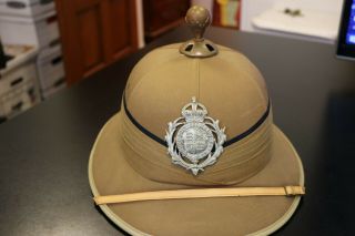 Pith tropical helmet made in England 2