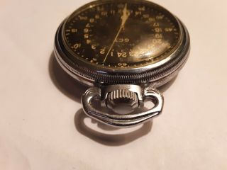 WWII Era 24 Hour Elgin AN - 5740 GCT 21J B.  W.  Raymond Pocket Watch 3