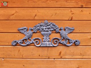 An Ornate Decorative Casting.  Over Door Or Wall Art Etc.  Vintage Style