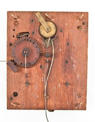 Bishop & Bradley Pillar & Scroll Woodworks Clock Movement @ 1820 Good